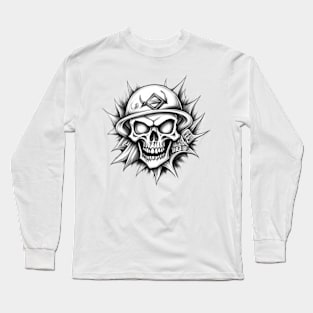 Hate survivor metal Long Sleeve T-Shirt